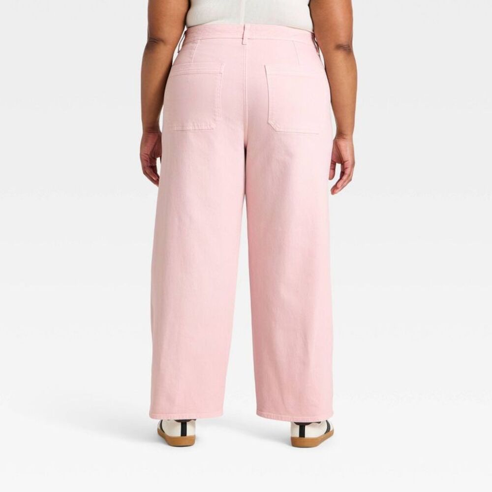 NWT Universal Thread Wide Leg Pants in Light Pink - Picture 2 of 3